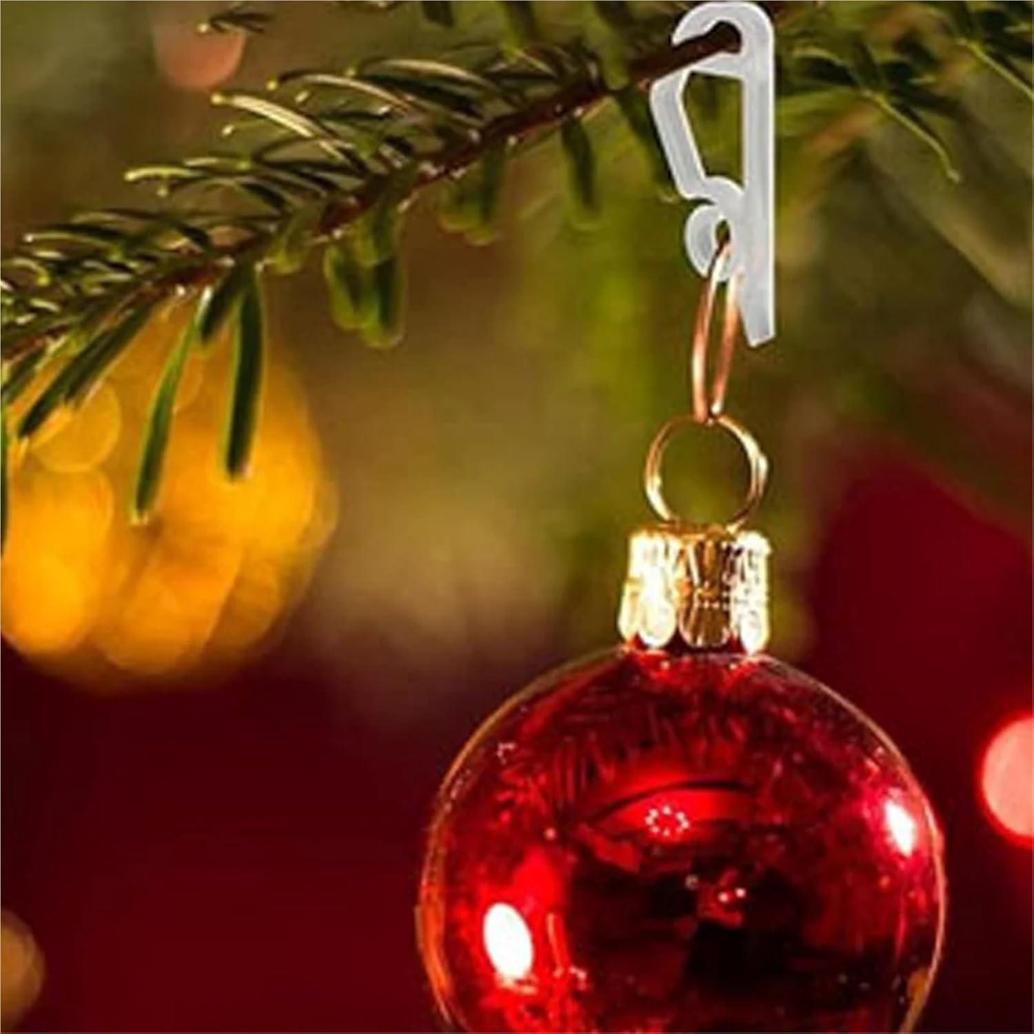 Christmas Light Clips 500PCS Mini Plastic Gutter Light Clips - Weatherproof, Christmas Decoration Hooks