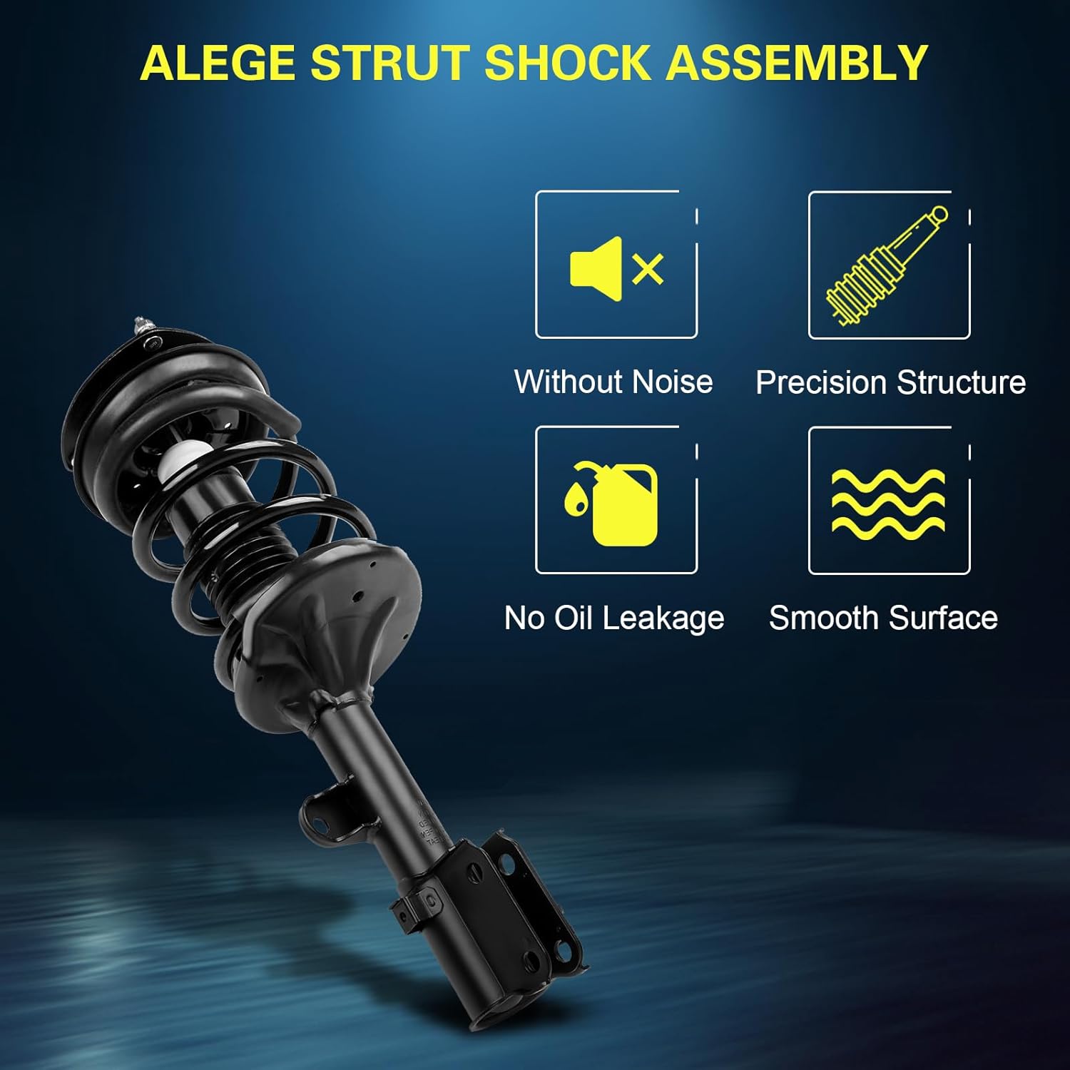 Front Rear Right and Left Struts Assembly Shock Absorber with Coil Spring for HYUNDAI for Tucson 2005-2009 for Kia Sportage 2005-2010,172220 172219 172221 172222