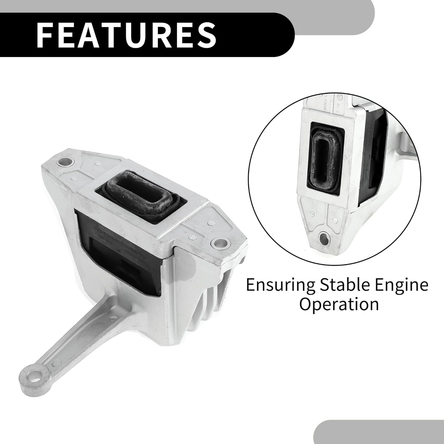 Engine Motor Mount No.21810F2000 - Car Front Engine Mounting - for Hyundai Elantra 2007-2020 1Pc