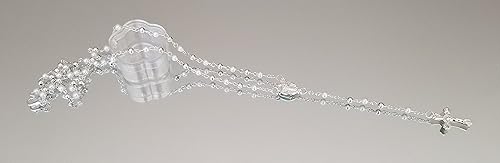 Miniatura 3 de 12 cuentas de perlas de Nuestra Señora de Medjugorje Rosario Católico Recuerdos de Bautizo para comunión, cumpleaños, boda, fiesta de bienvenida