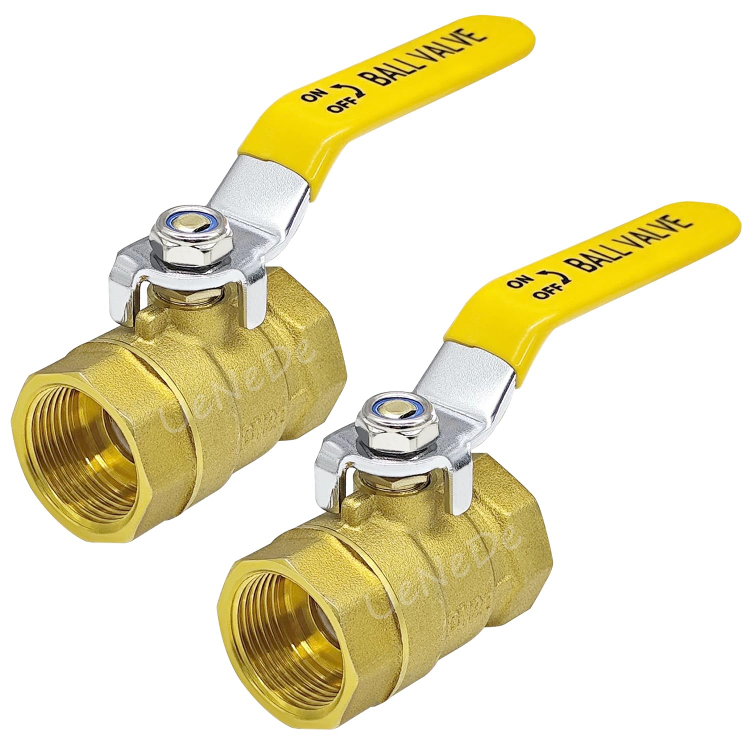Vanne d'arrêt robuste 600 WOG en laiton avec filetage femelle 3/4 NPT