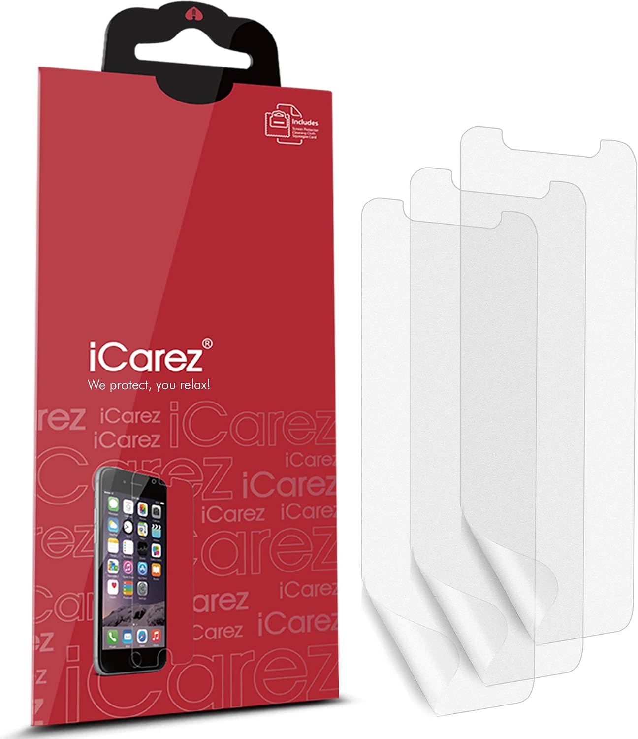 iCarez Matte Screen Protector for iPhone 11 iPhone XR 6.1-Inches, 3-Pack Anti-glare