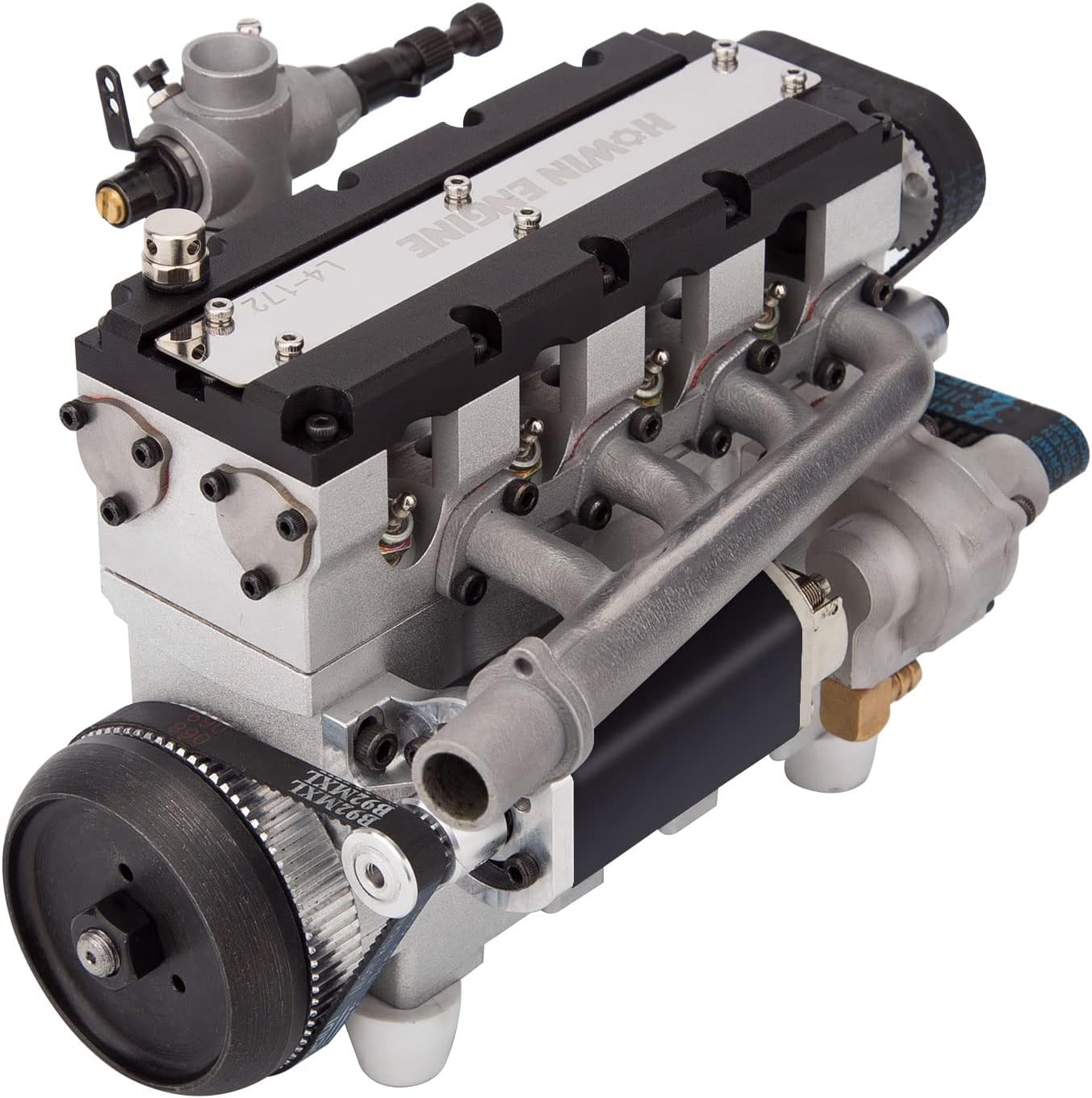 EVAR Mini Car V4 Engine Model Kit That Works, L4172 17.2cc