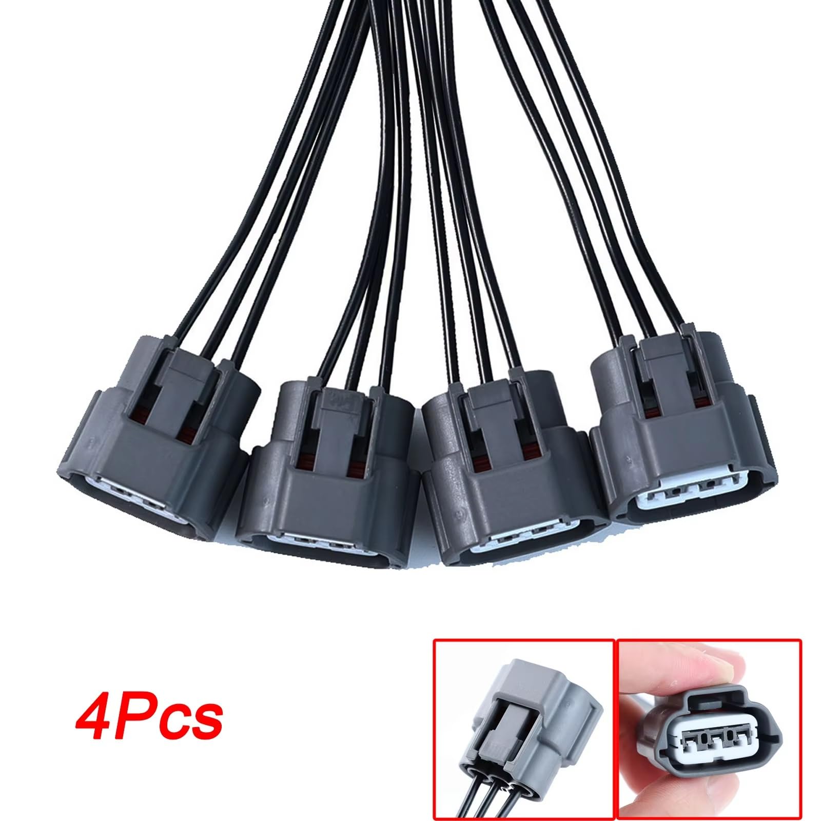 Kfz-Stecker für Nissan Almera (2001–2005) und Murano (2003–2018), Zündspulenstecker (weiblich), Zubehör J48817102 645-787