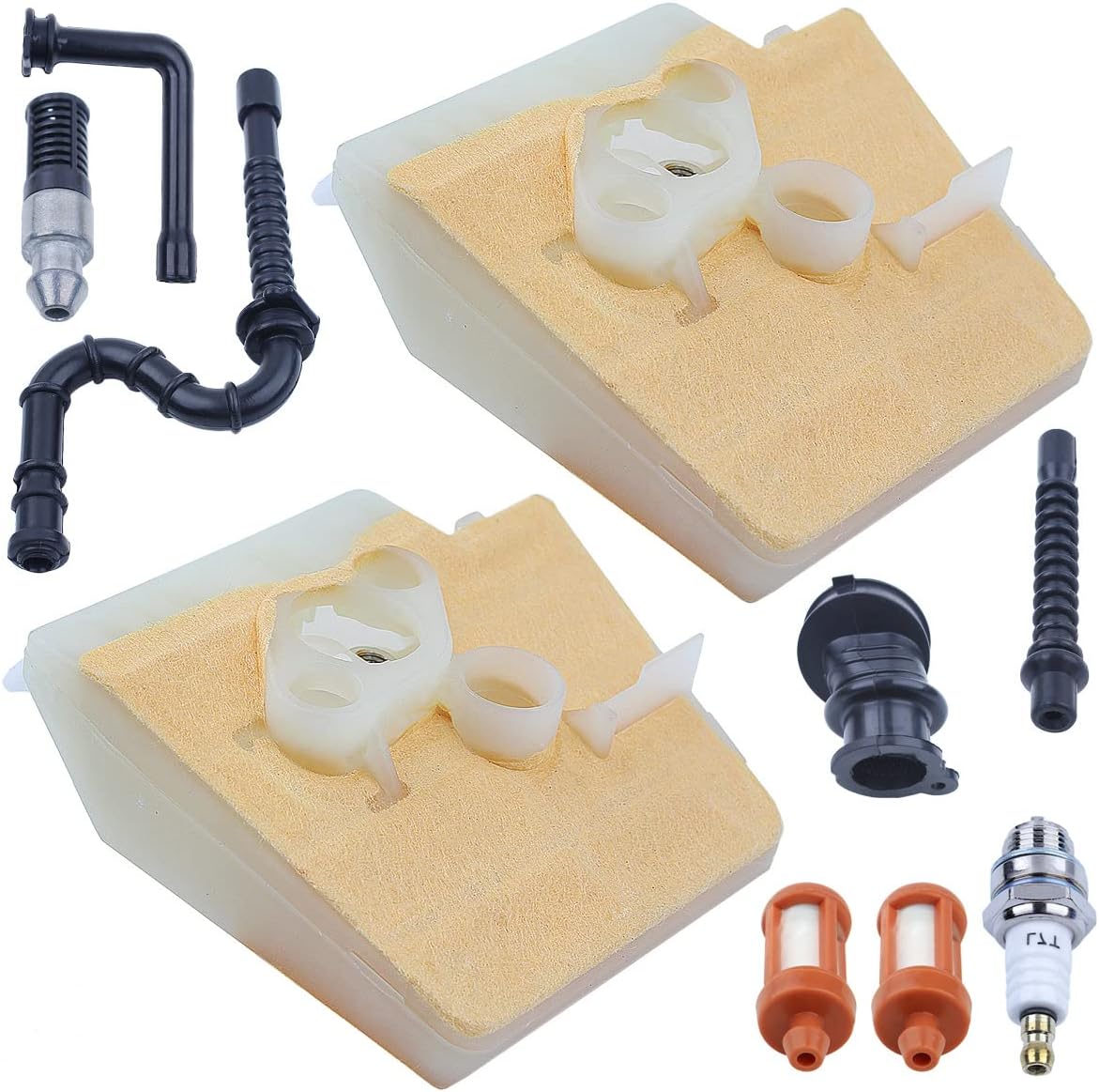 5 Sets Fuel Line & Filter Kit For Stihl 024, 026, MS260, MS240, 034 Chainsaws – Gas Hose + Filter