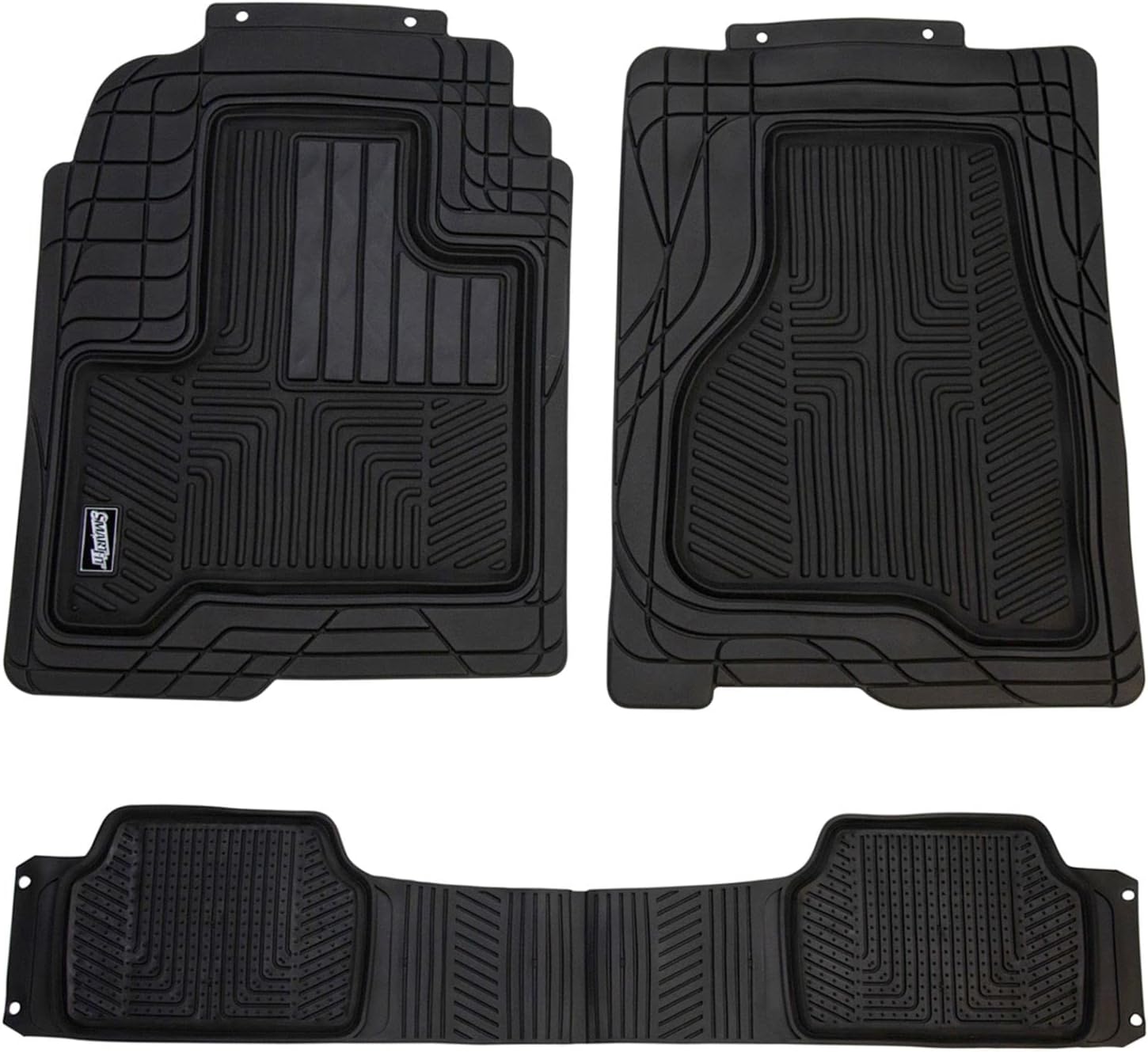 Smart Fit Black Rubber Cut to Fit Floor Mats