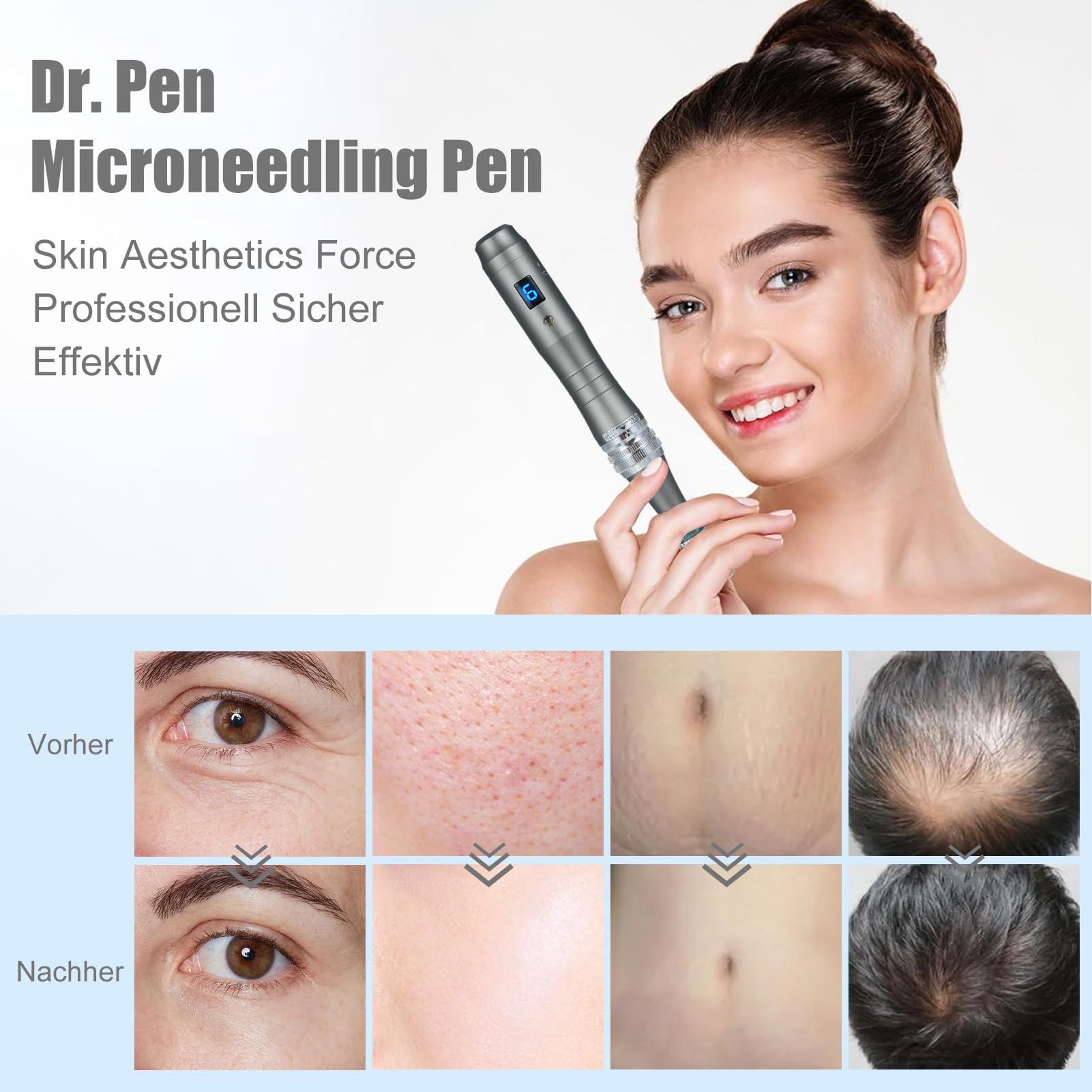 16 Pins dr pen Microneedling Cartridges für dr pen Ultima M8, 20 Stück