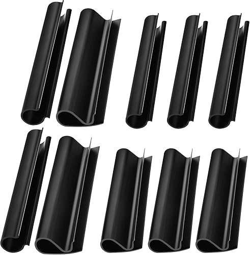 Maitys 15 pares de clips de cubierta de piscina para piscinas sobre el suelo, abrazaderas de plástico para cubierta de piscina, clip de cubierta de