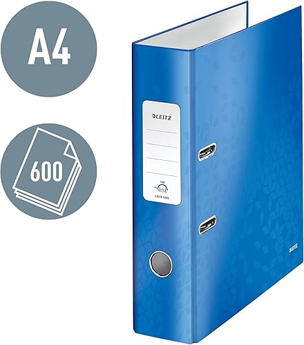 Miniatura 16 de Leitz Archivador de arco de palanca, paquete de 10, morado, A4, lomo de 3.150 in, rango Wow, 10050062 Púrpura