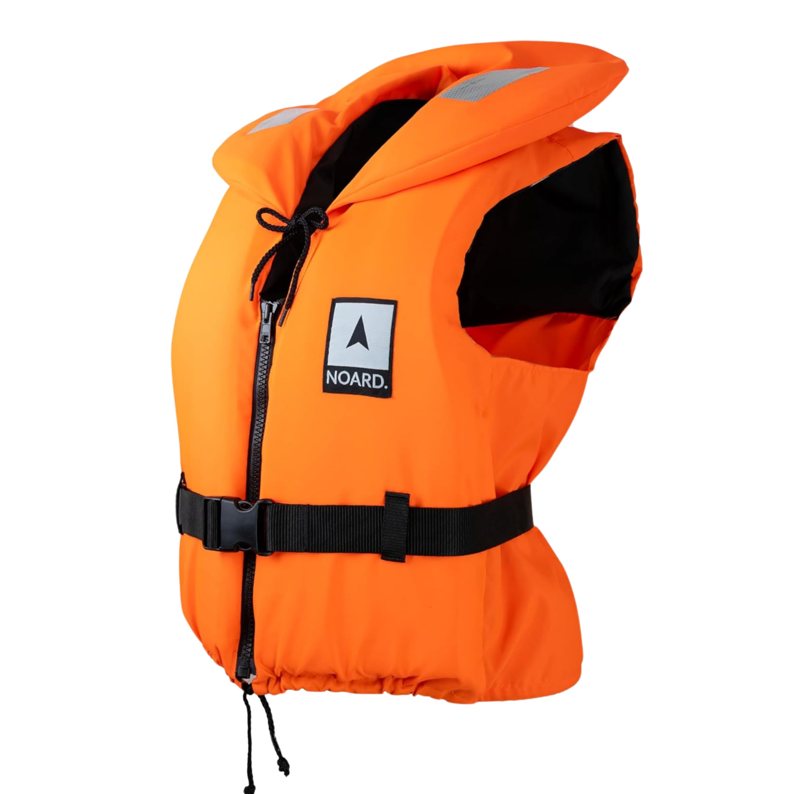 NOARD Gilet de Sauvetage pour Enfants - Seaside Orange - 70-90 kg - 100N de flottabilité - INCL. réflecteurs Solas & sifflet de signalisation