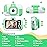 SUZIYO Kids Video Camera, Best Christmas Birthday Gifts Toys for Children, Toddlers Selfie Digital Camcorder 1080P Dual Lens 2.4 Inch HD for Age 3-8 Years Old Boys Girls with 32G SD Card, Green