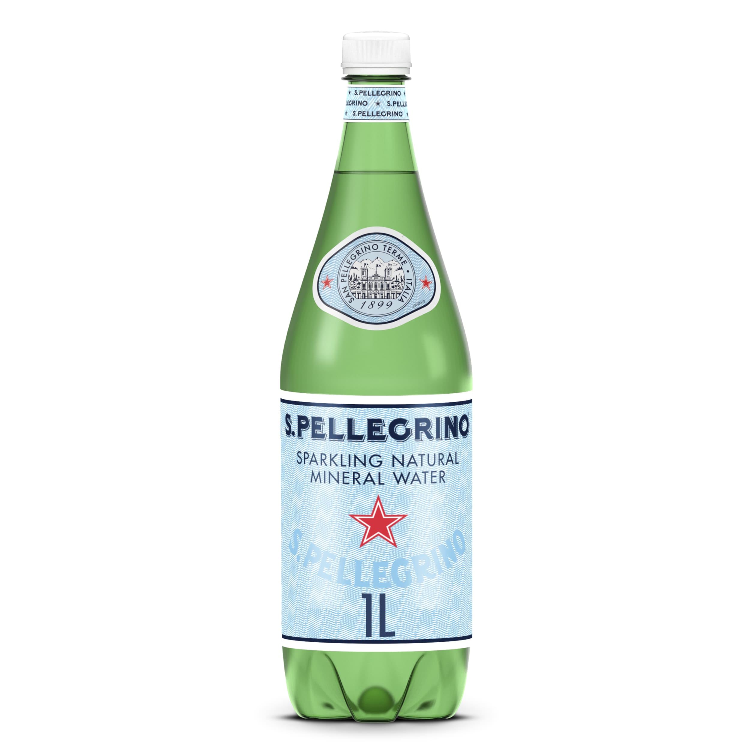 SAN PELLEGRINO NATURAL SPRK MINERAL WATER PLASTIC BOTTLE 1 CT 33.8 Fl Oz (Pack of 1)