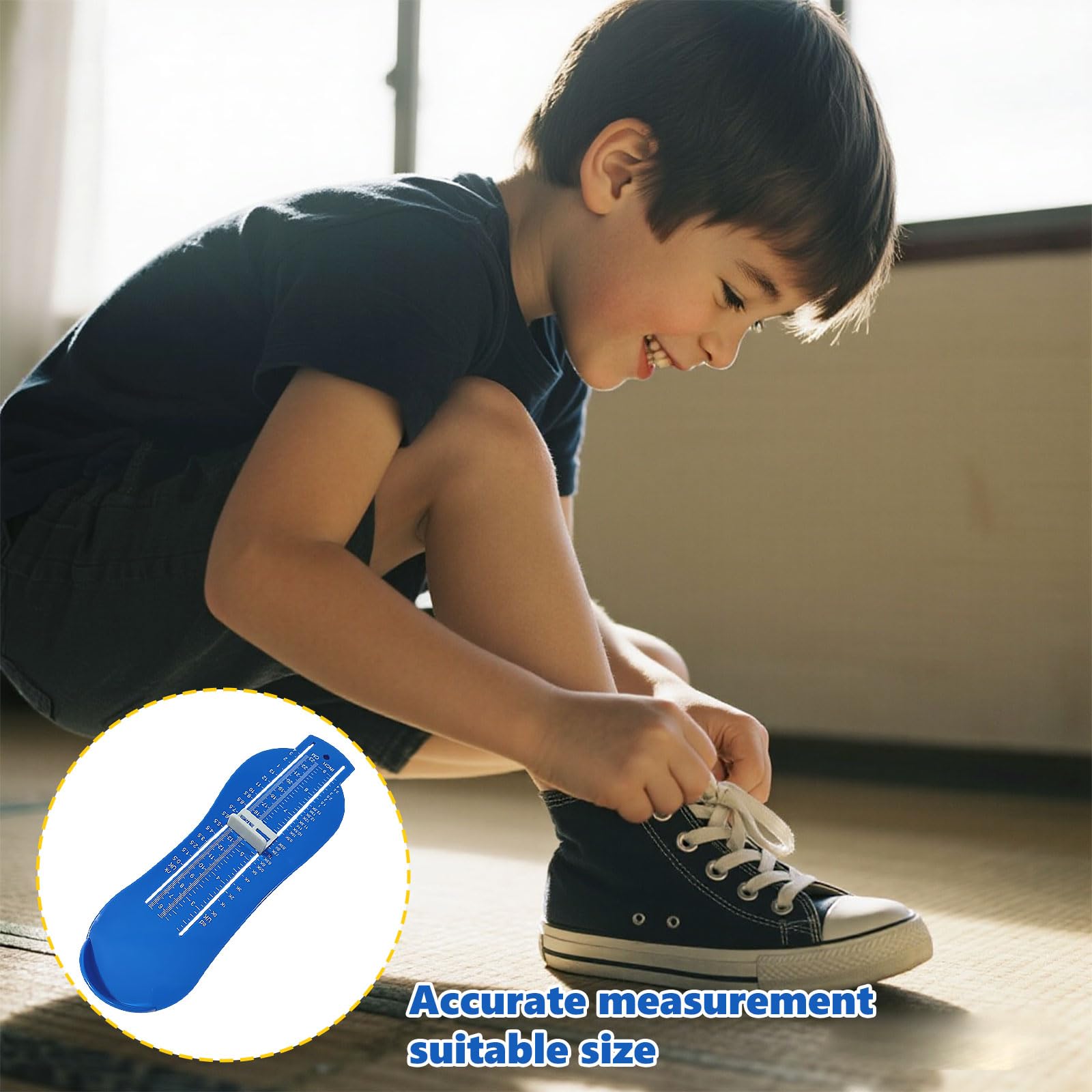 Pedimetre Enfants, Mesureur Foot Enfant, Mesures Pied Enfant, Appareil de Mesure Des Pieds pour Enfants