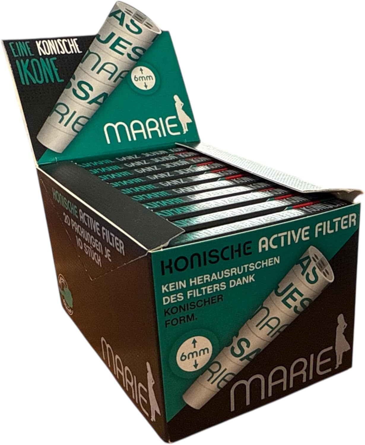 Marie 21152 Single Screw Cigarette Filter, Plastic