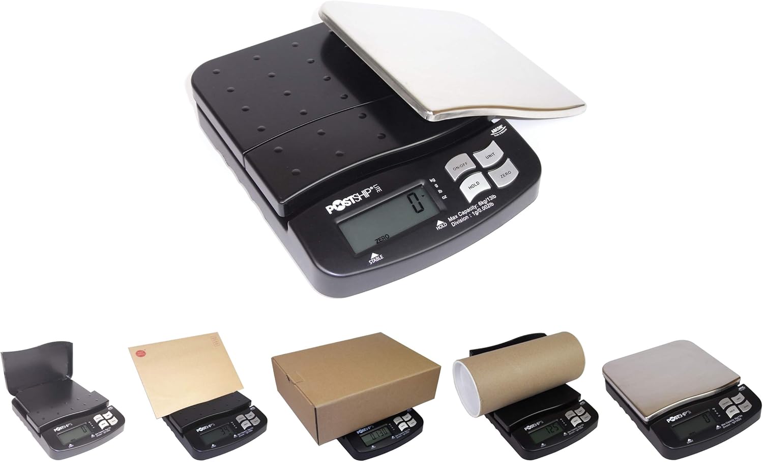 ABCON POSTSHIP LITE Digital 6kg x 1g 13lb Kitchen Postal Parcel Letter
