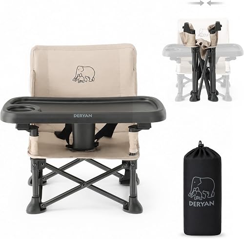 Pop 'N Sit Mini Rehausseur de Chaise Pliable pour Bébé Deryan