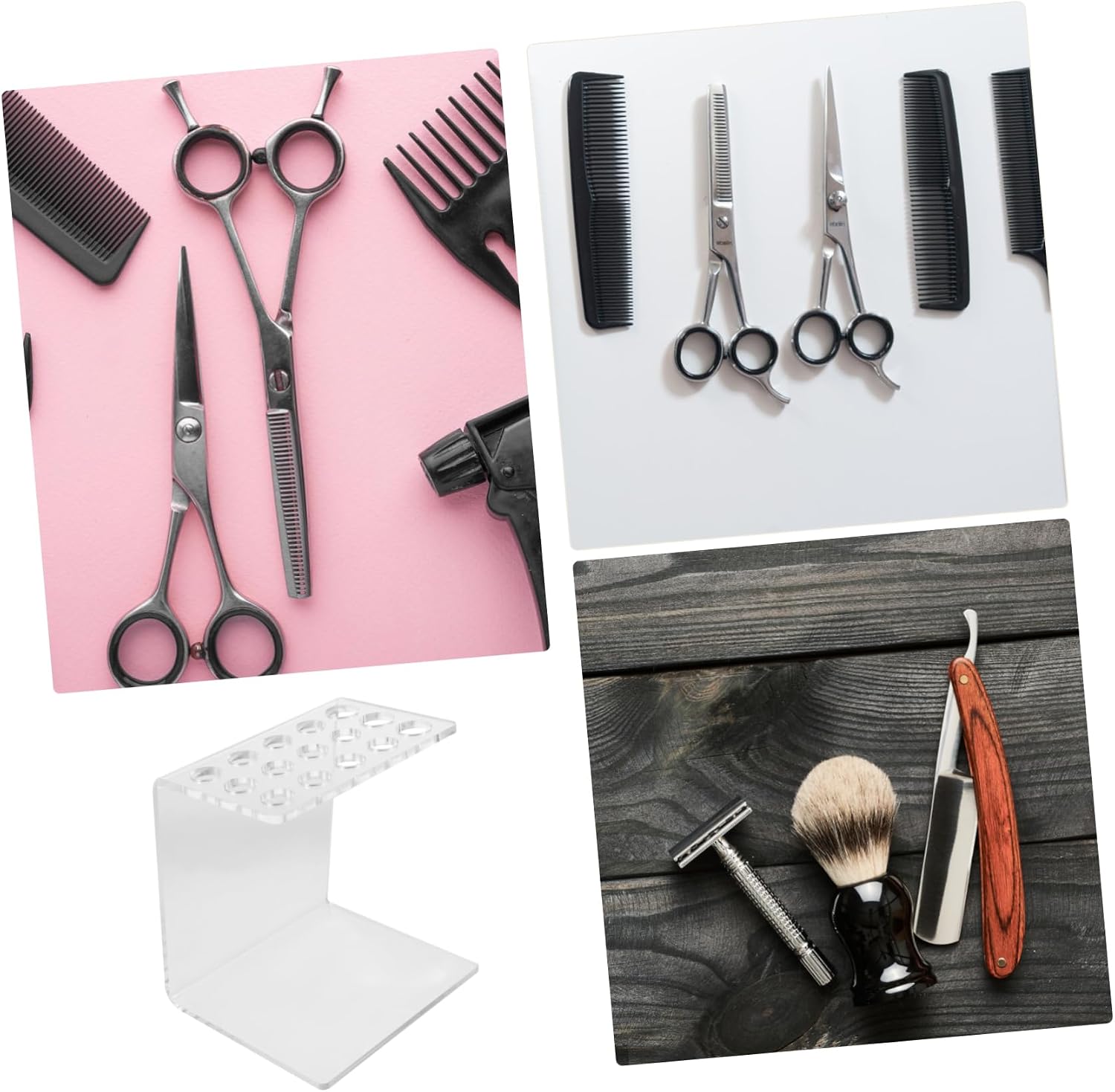 Hair Scissor Organizer Scissor Rack for Stylists Hair Tool Storage Case