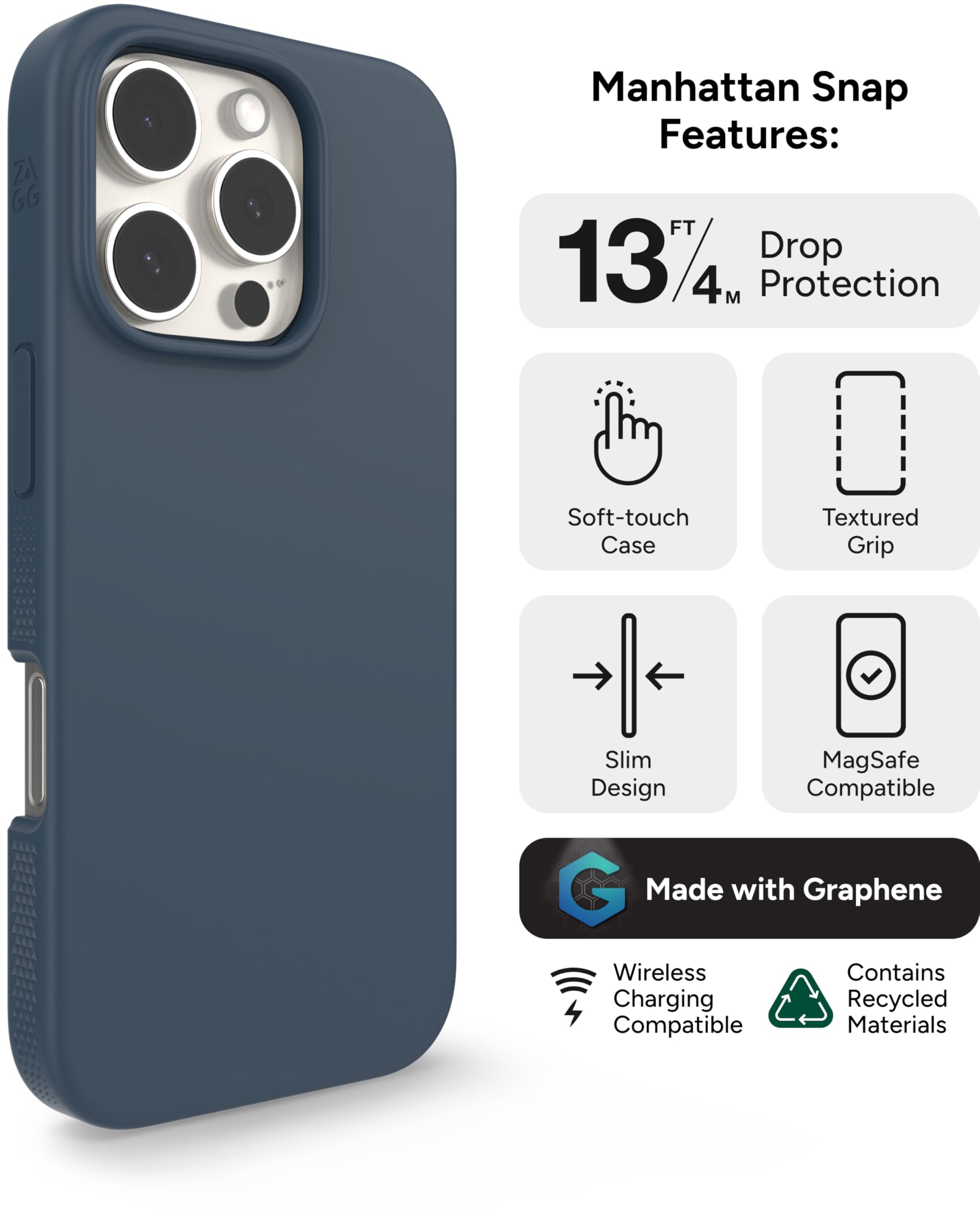 【mana】AppleDesign Amazon.com: Rosarnnah Magnetic for iPhone 16 Pro Magsafe