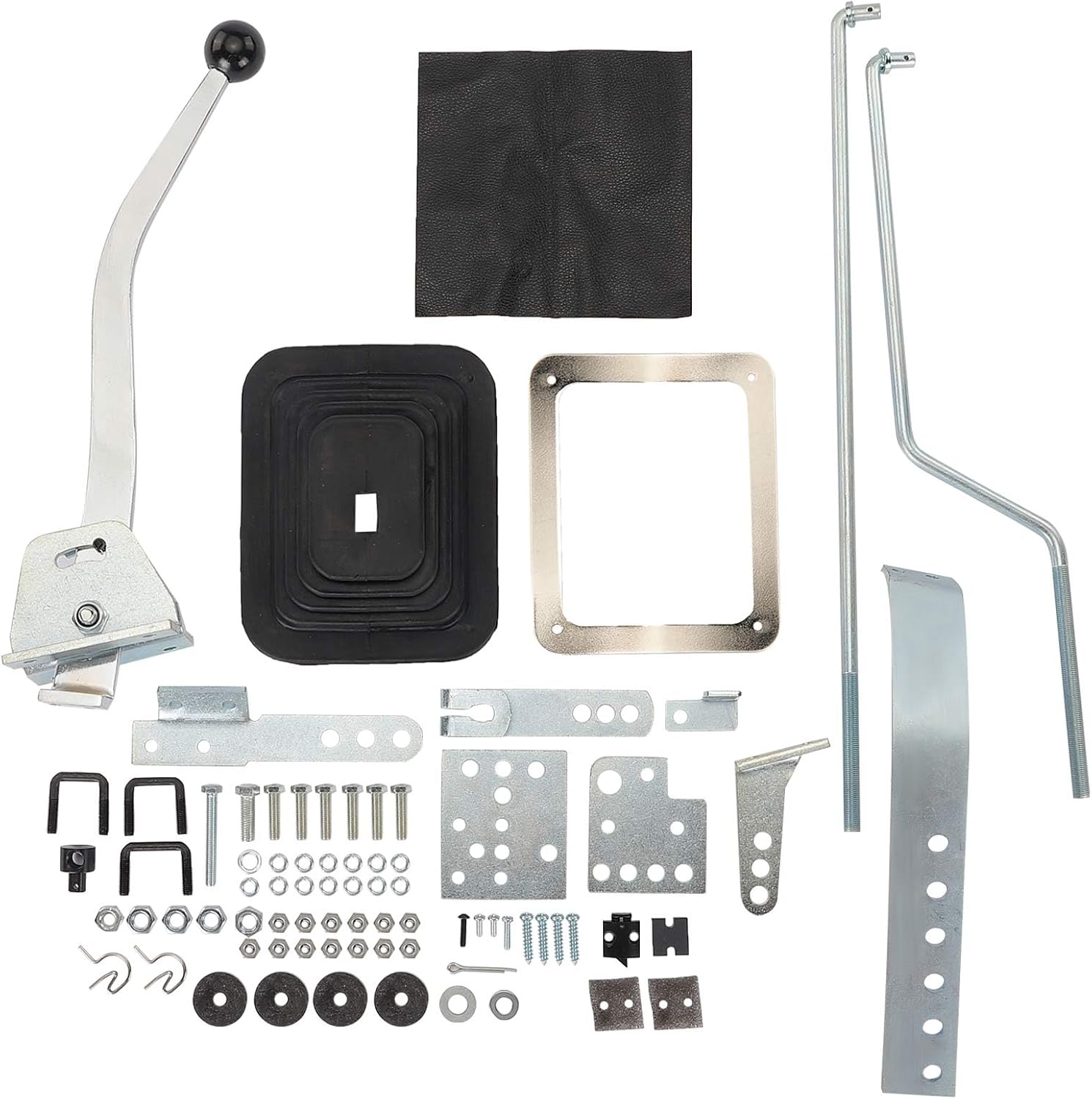 A-Premium Transmission Gear Shift Lever Compatible with Ford & Chevrolet & Dodge & Buick & Lincoln & Mercury & Plymouth & Chrysler & GM & Pontiac Models, 3-4 Speed Automatic Transmission