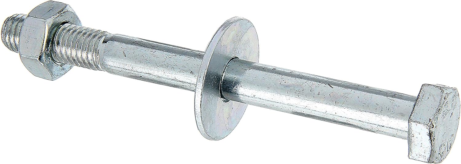 Hexagonal-Headed Screws D-Fix for H Post Supports, U Post Supports Pack of 2 Galvanised Blue M10 x 90 mm