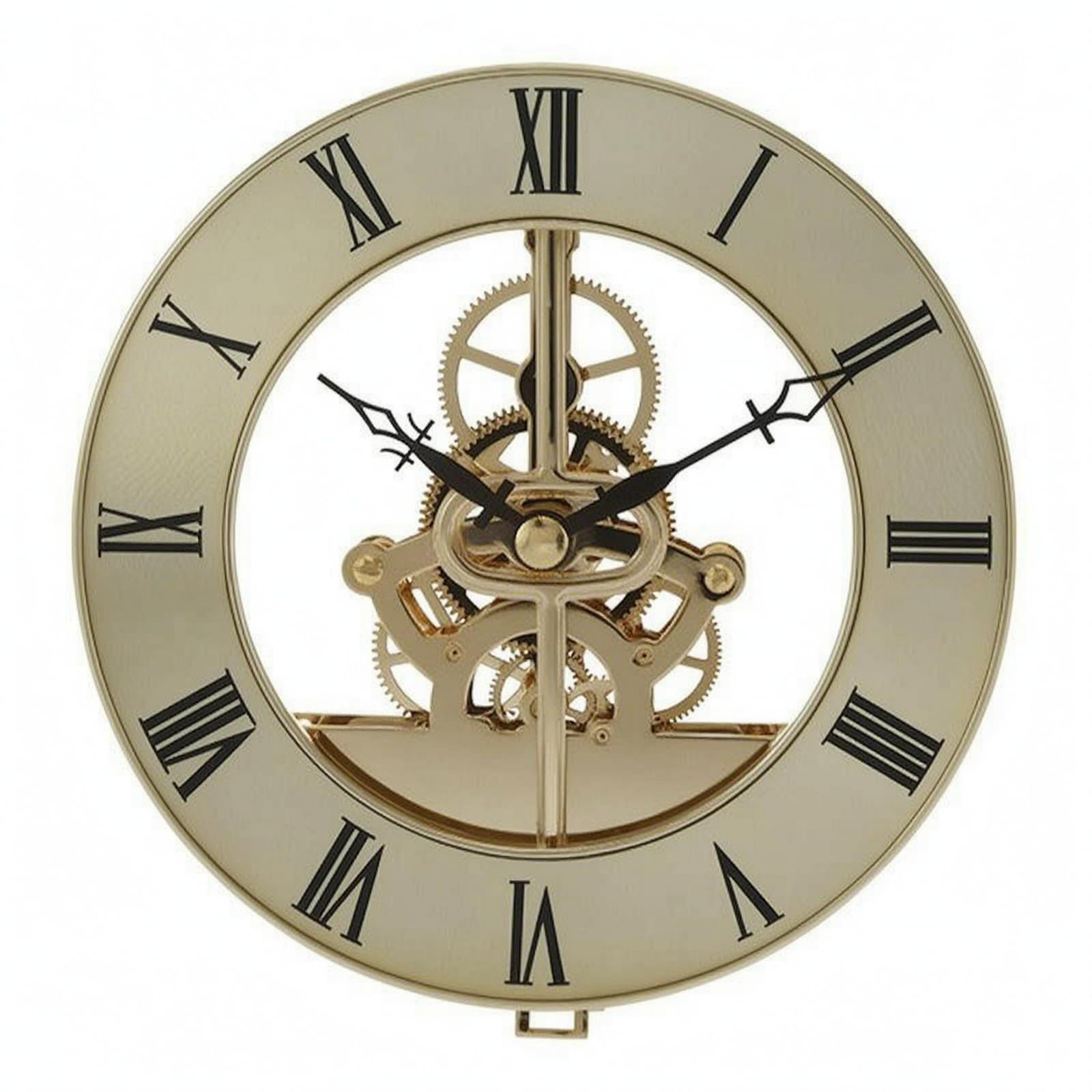 Mouvement d'horloge à chiffres romains doré Qianly SKM3P-HD4-G