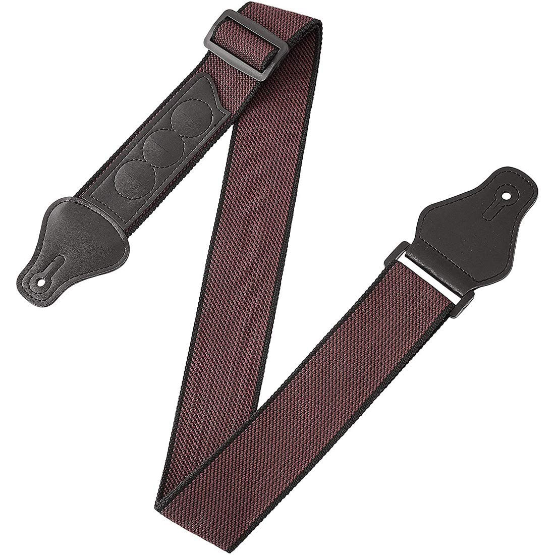 Gnker Adjustable Guitar Strap For Electric/Acoustic Guitar/Bass - Includes 3 Pick Holders - Cotton Strap Guitar Strap for Acoustic, Classical, Electric and Bass Guitars