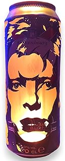 David Bowie 'Ziggy Stardust' Beer Can Lantern! Pop Art Candle Lamp