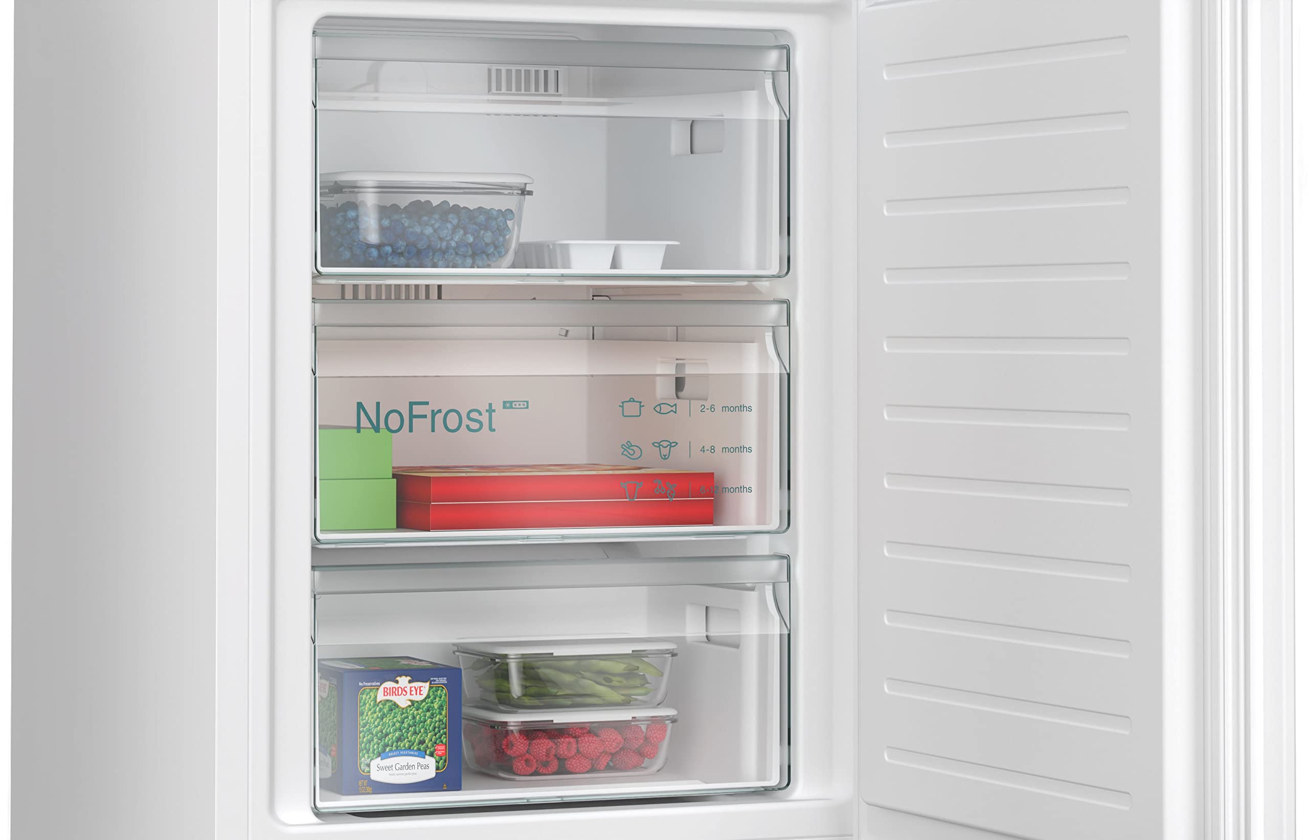 SIEMENS KG36NXWDF iQ300 Frigorífico y congelador Combinado, 186 x 60 cm, 237 L de refrigeración + 119 L de congelación, hyperFresh frescor más Largo, no más descongelación, superCooling –