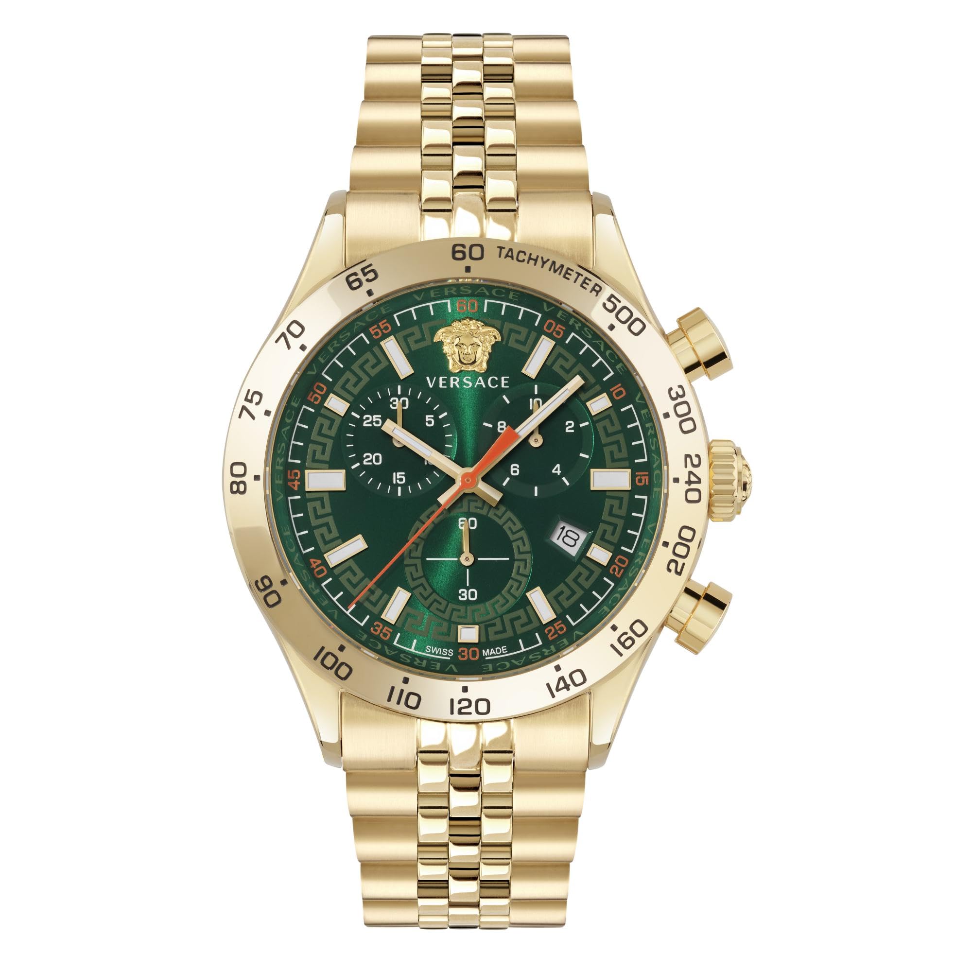 Versace Hellenyium VE2U01225 - Reloj de pulsera para hombre (cronógrafo, acero inoxidable)