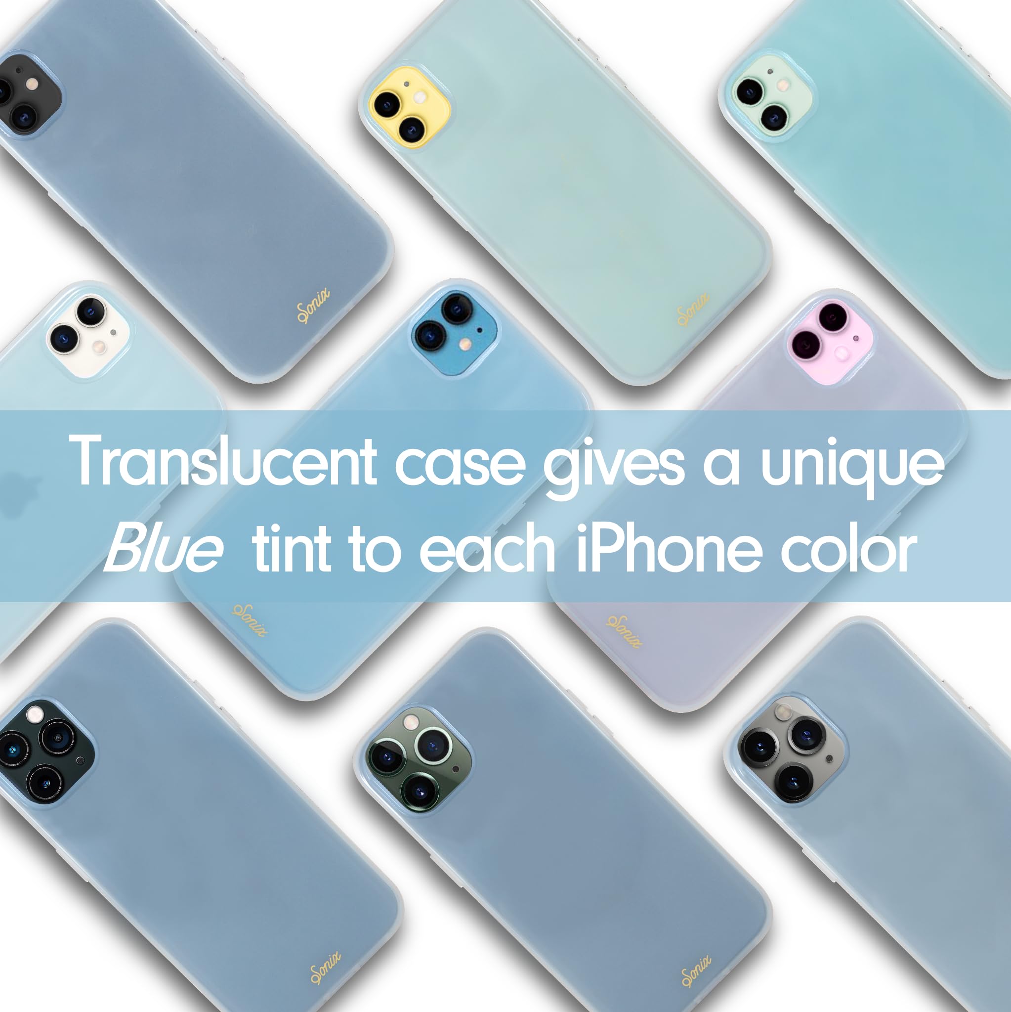 Sonix Capa Apple iPhone para iPhone 11 (azul celeste gelatinoso