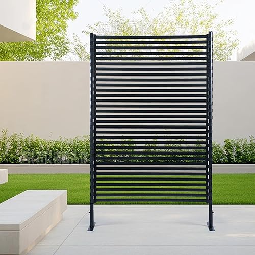 Miniatura 20 de Lalahoni Pantalla de privacidad para exteriores, 3 pies de ancho x 4 pies de alto, paneles de valla de privacidad de metal para exteriores, patio