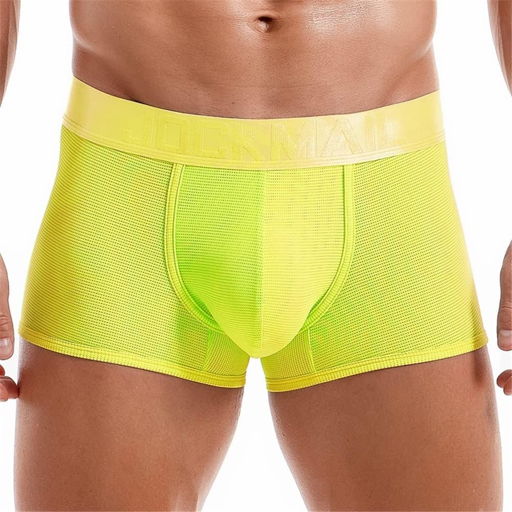 JOCKMAIL Mens Boxer Shorts Underwear Wide Belt Mens Underwear Trunks Boxerbriefs Men underpants