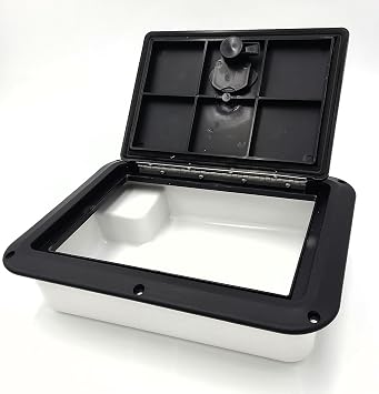 DPI Marine Glove Box 9"x12" Tub Only Black - Made in USA