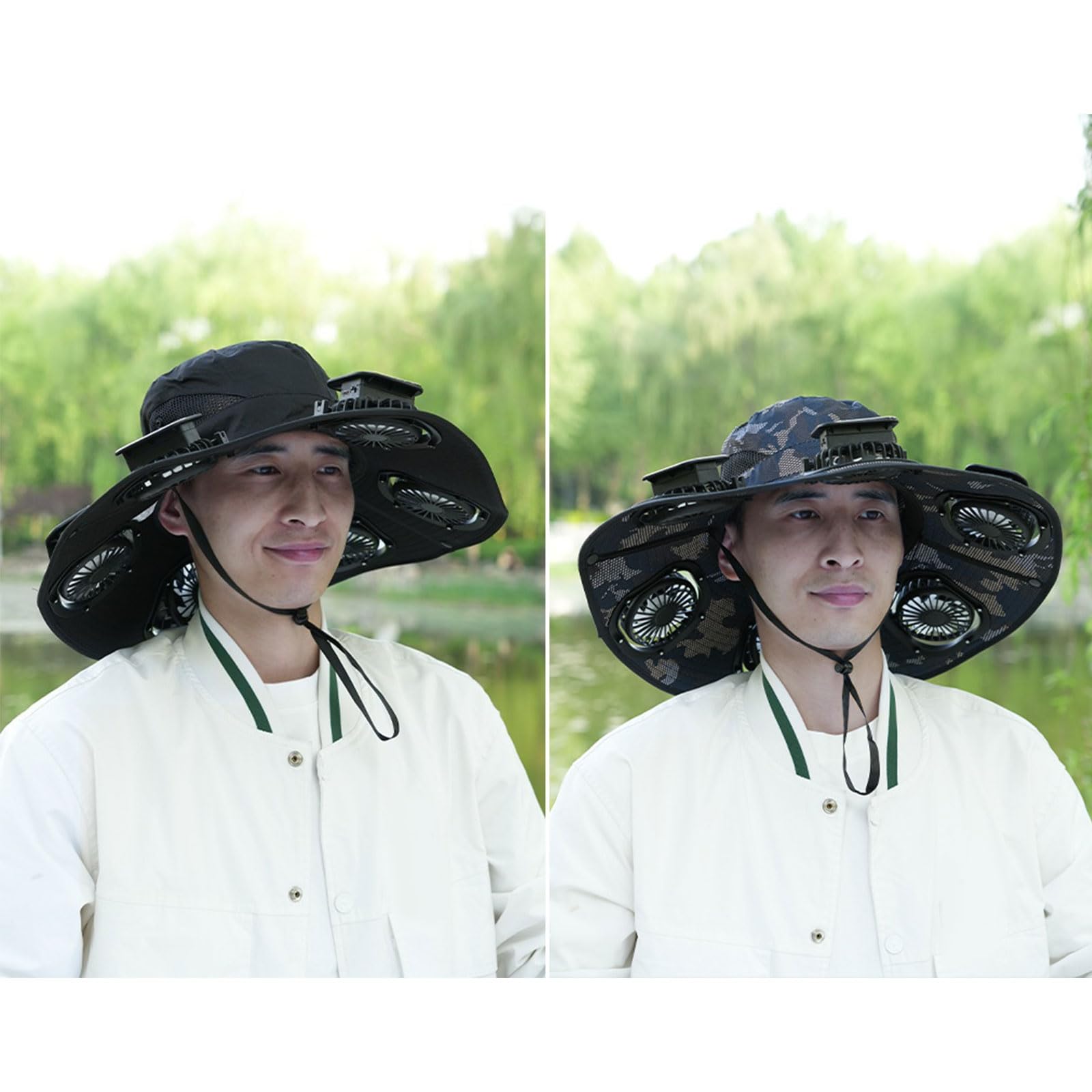 Cappello a ventaglio solare
