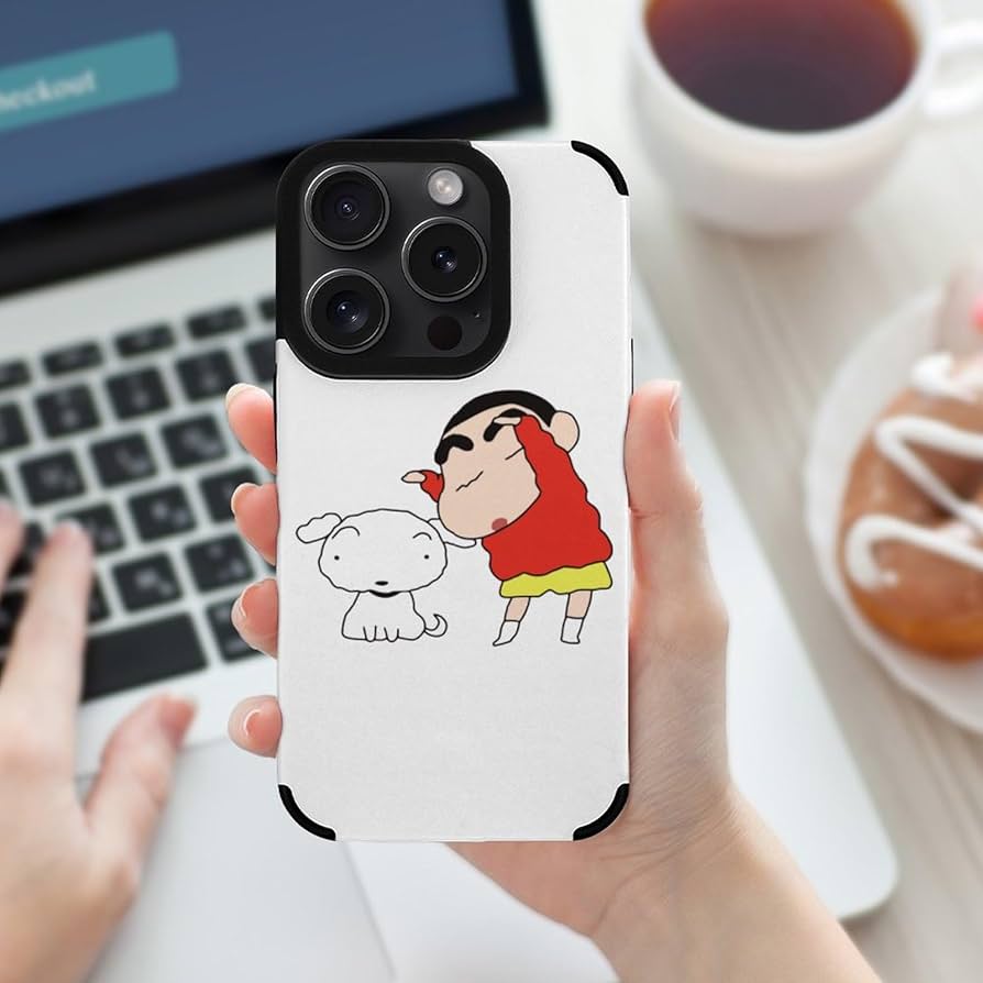 Amazon.co.jp: クレヨンしんちゃん シロ iPhone 15 Pro ケース