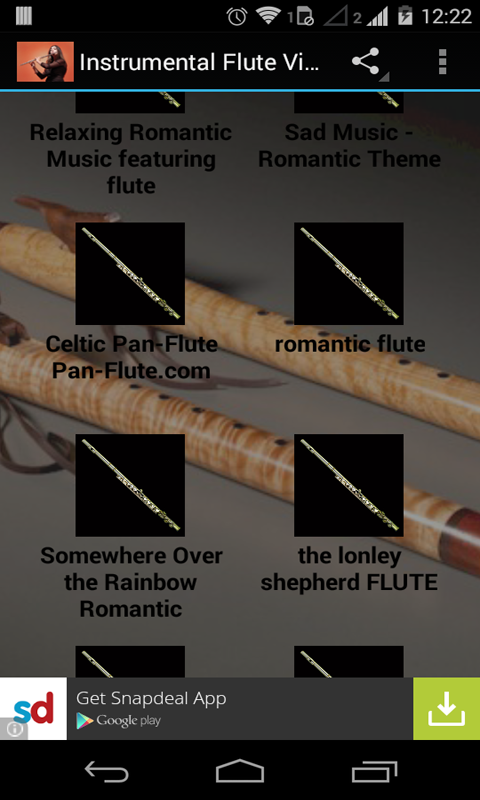 Instrumental Flute Videos - Aplicativo na Amazon Appstore
