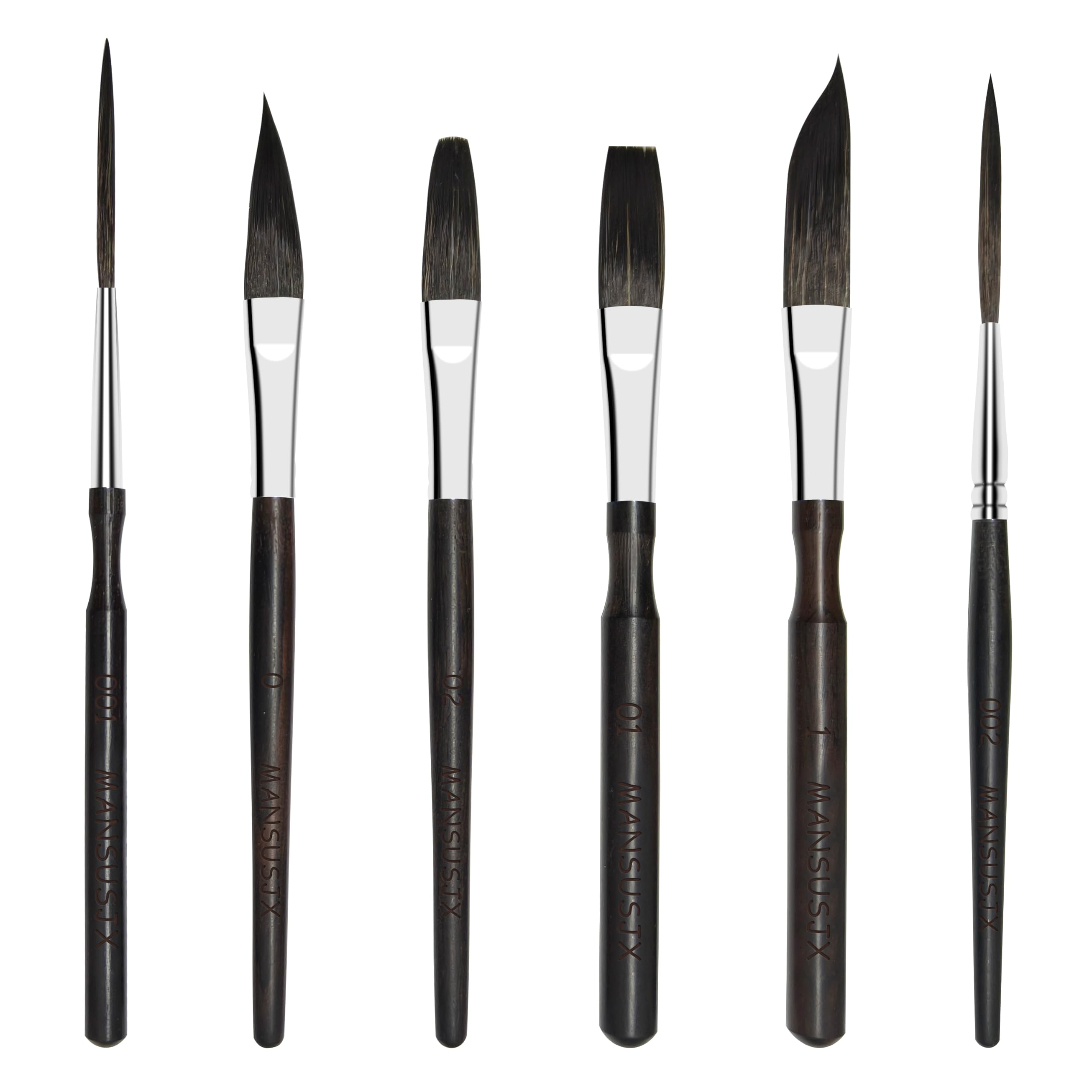 Pinstriping Brush Kit - 6 Precision Brushes -1