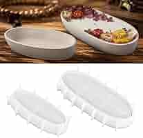 OVBOVA Resin Silikonform Tablett - 219x67x42mm, Für Epoxidharz & Kerzen
