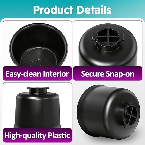 Joworthy 2Pcs Cup Holder Compatible with Safety 1st EverFit & Grow and Go, Compatible with Maxi-COSI Pria, Cosco All-in-One Car Seat (Model C6577 & C6474), Durable PP Injection Molded - 5