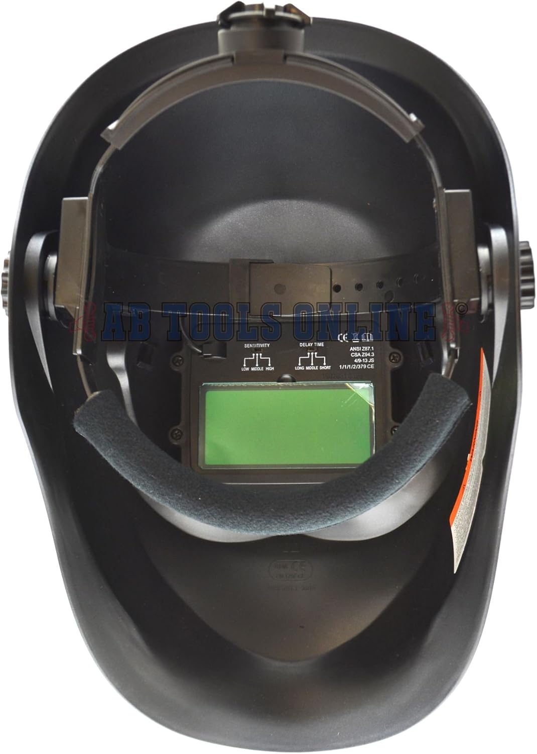 Auto Darkening Welders Helmet Mask Welding Grinding Blue & 3 x Lens Cover