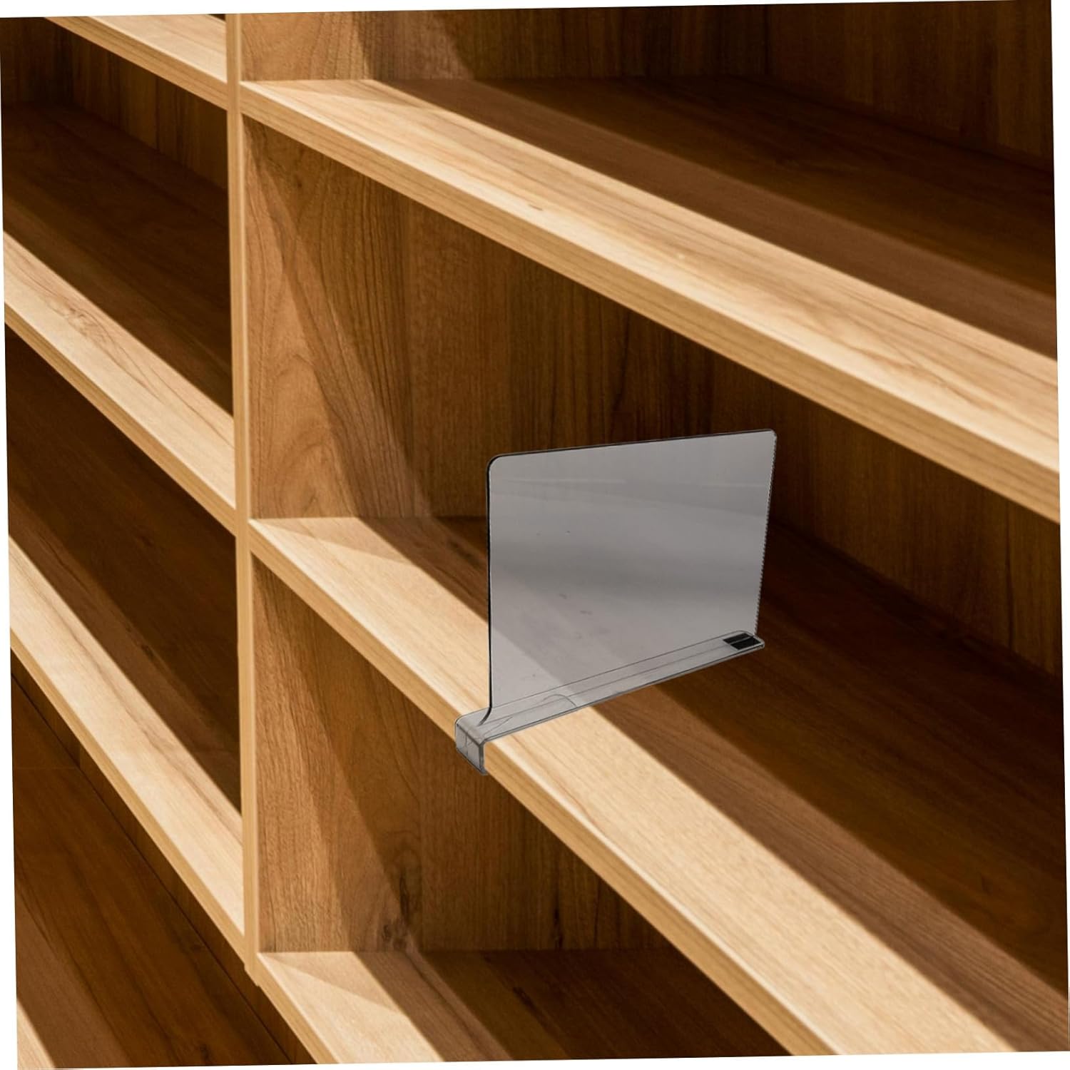 6pcs Closet Dividers Acrylic Shelf Separators for Wardrobe Organization Closet Shelf Dividers Garment Protector