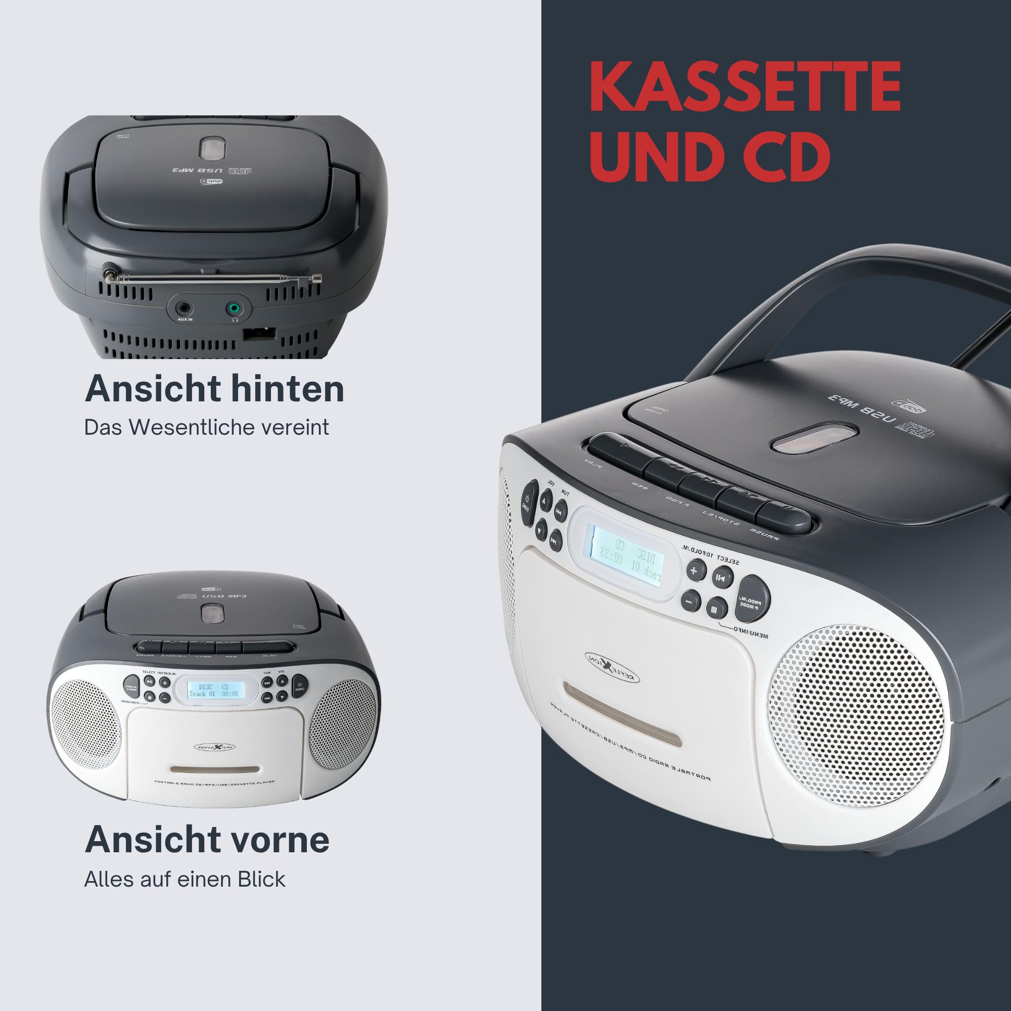 Comment sélectionner les raisins radio mit kassettenteil amazon État Largement M