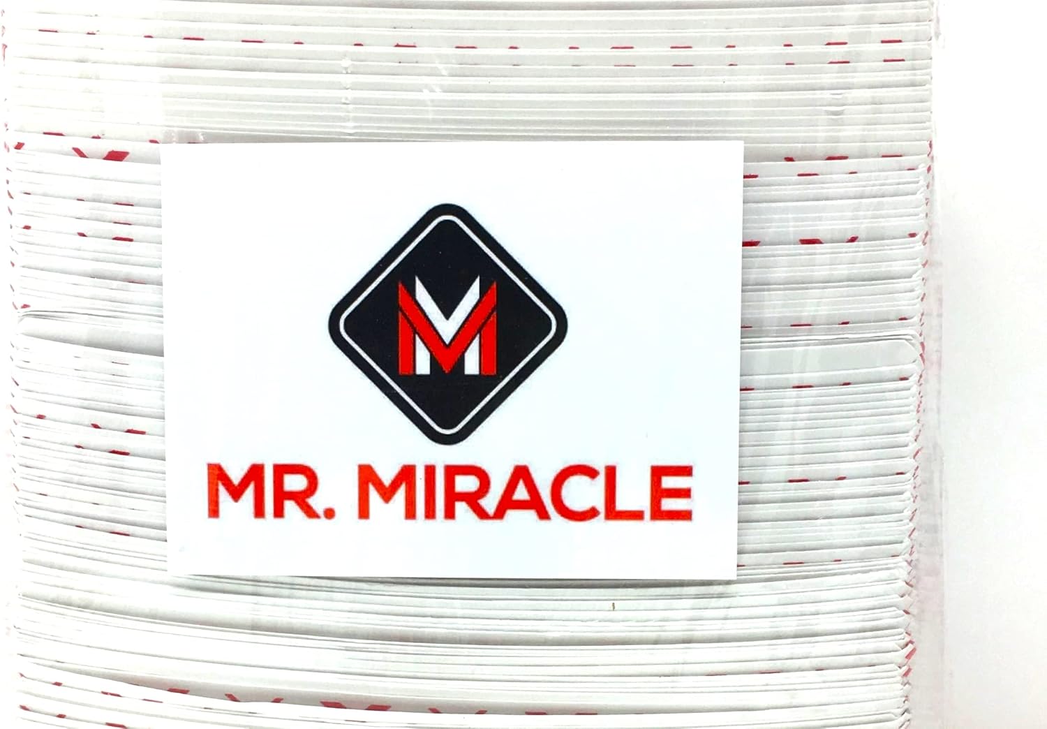 Mr Miracle White and Red Paper Half Pound Food Tray. Pack of 100. Disposable, Recyclable and Fully Biodegradable. Made in USA