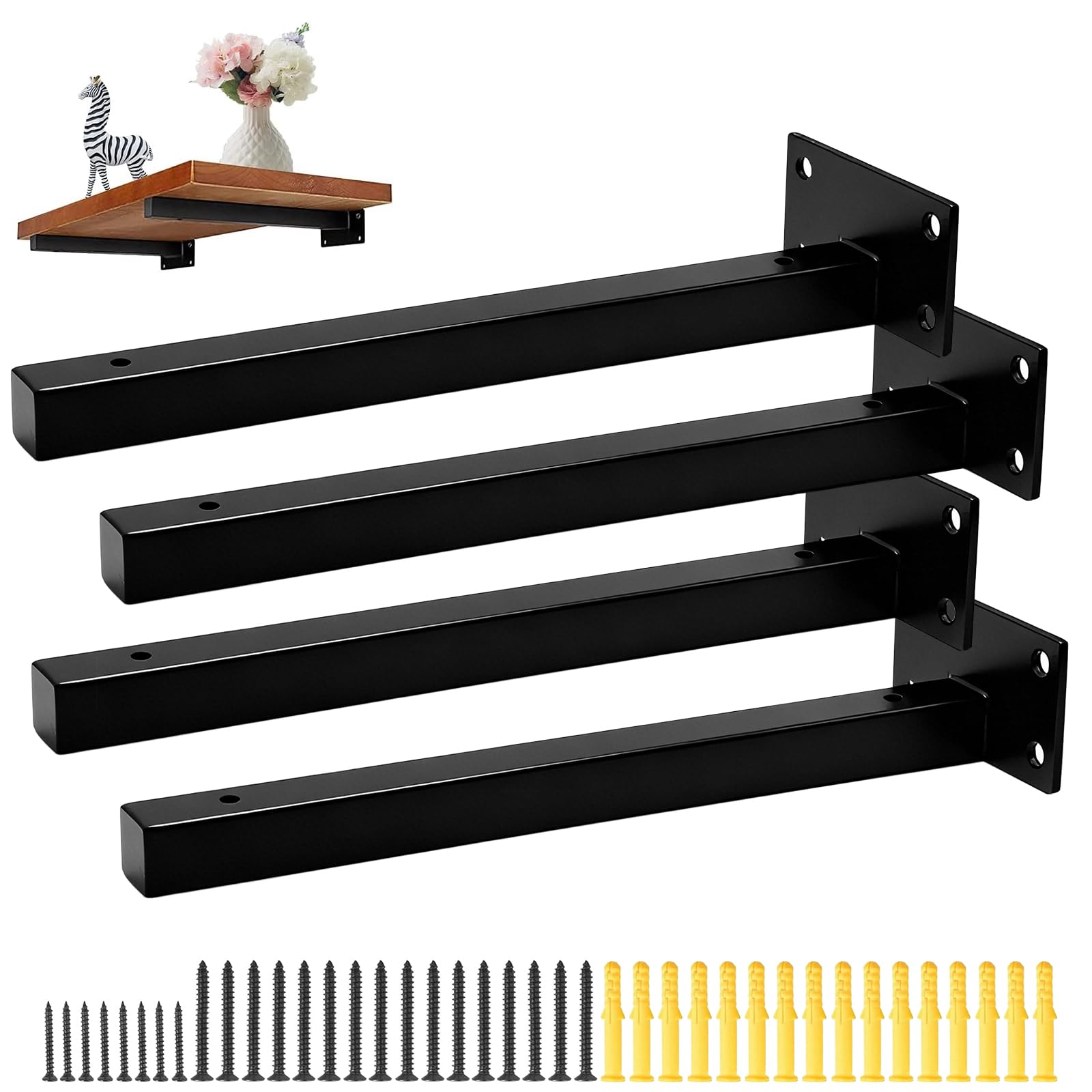 Support étagère flottant pour cuisine salon et garage design épuré
