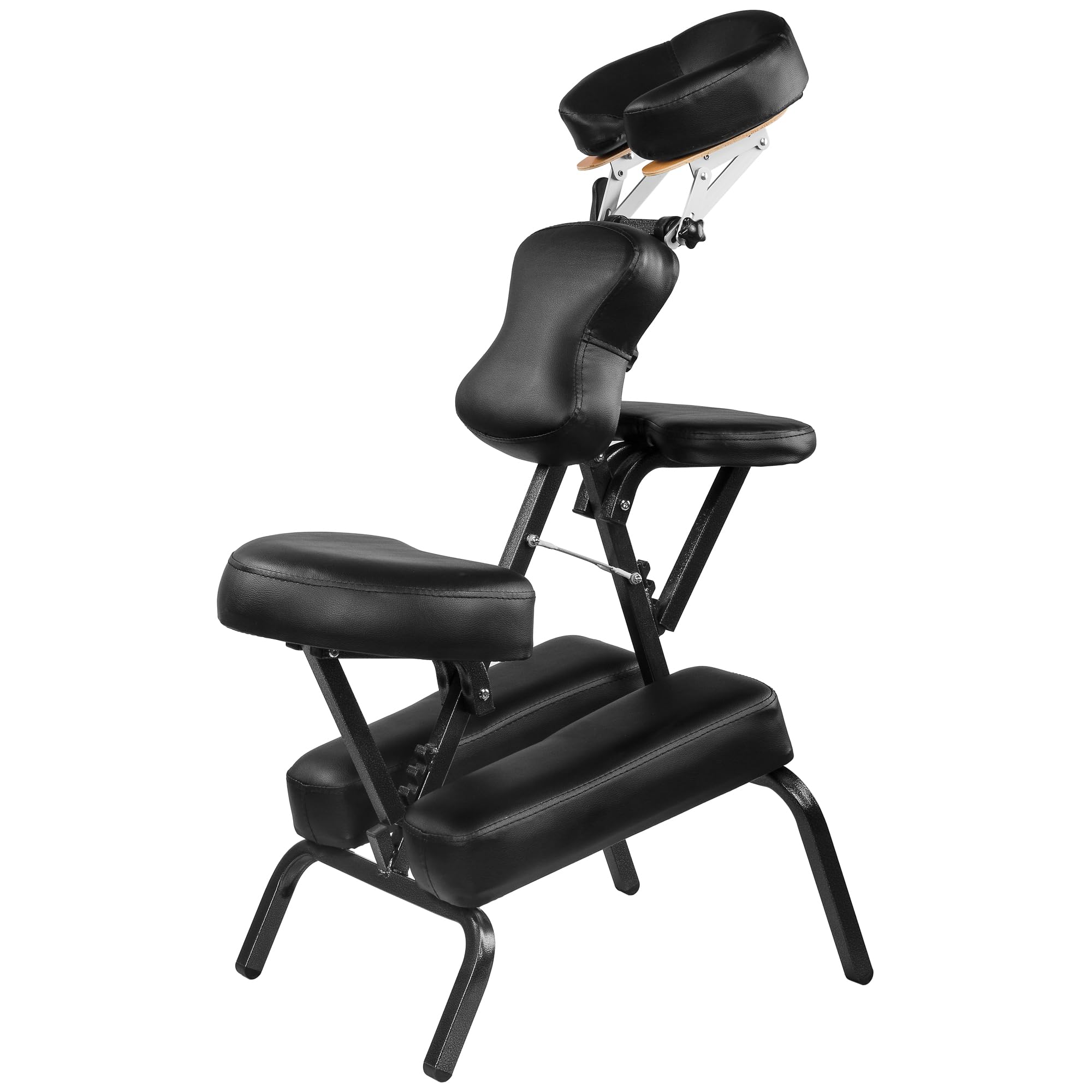MOVIT Chaise de Massage Pliante/Chaise de Tatouage avec Sac, supporte jusqu'à 200 kg, Choix de Couleurs, Noir