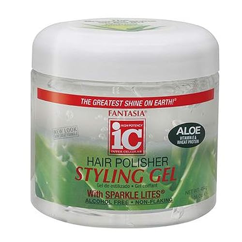 Fantasia High Potency IC Hair Polisher Styling Gel, with Sparkle