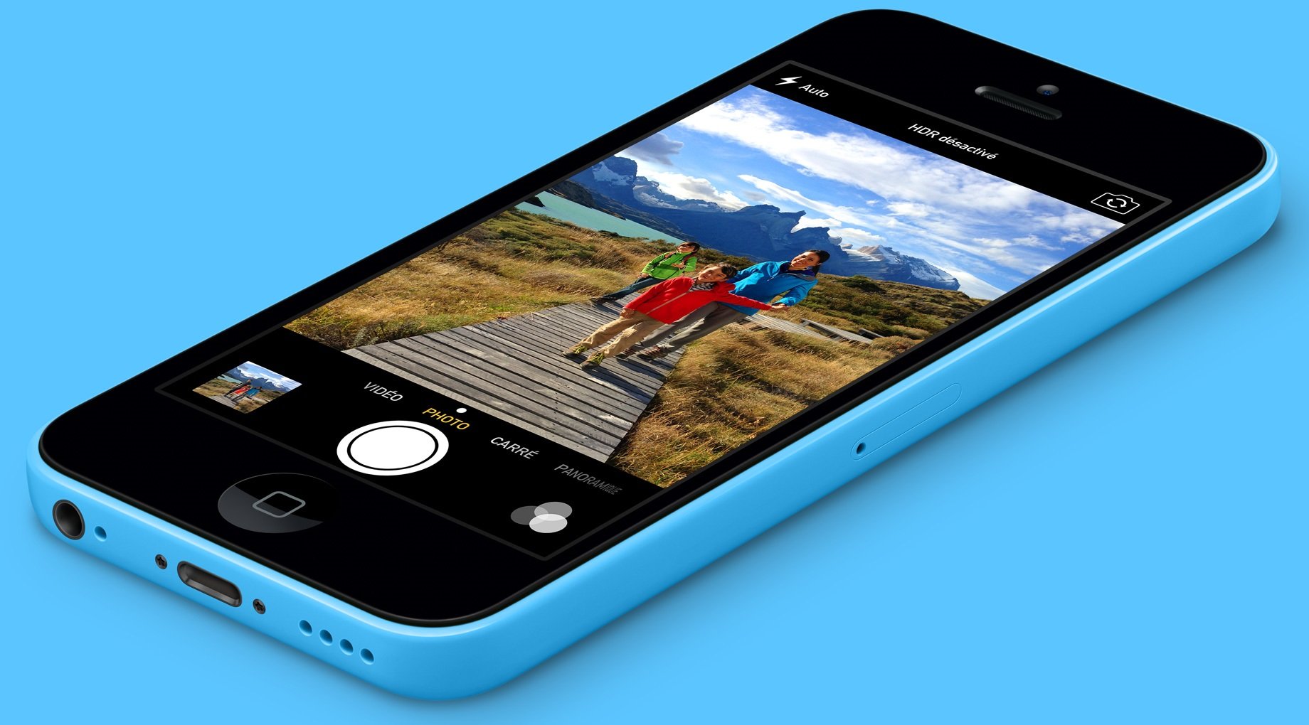 Apple iPhone 5C Blue 8GB Unlocked GSM Smartphone (Renewed