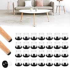 28 Pieces Chair Rubber Feet Pads for Chair Leg Caps with Small Size Suitable for Chair Legs and Furniture (13-21mm)