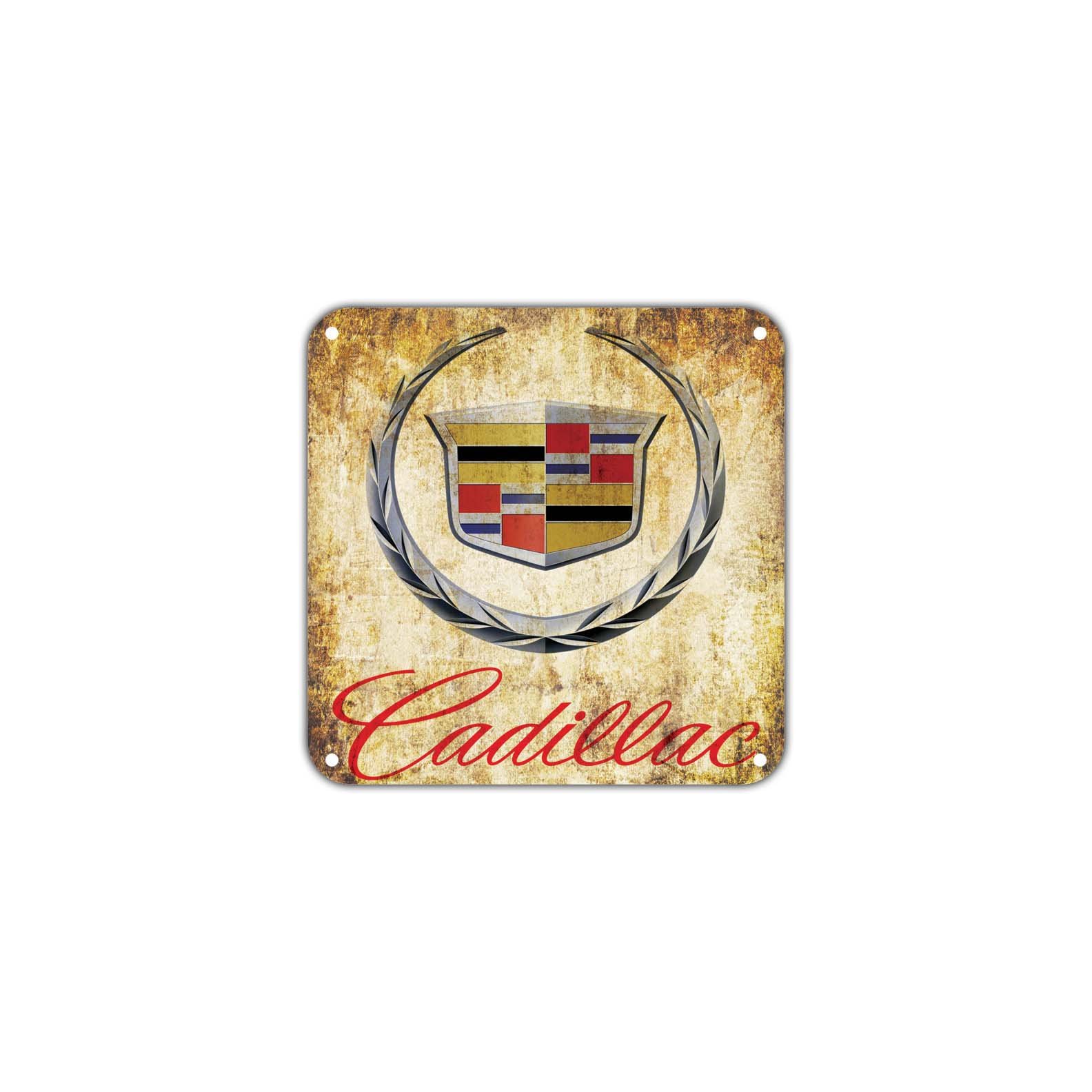 Amazon.co.jp: Cadillacロゴヴィンテージレトロメタル壁装飾アート 