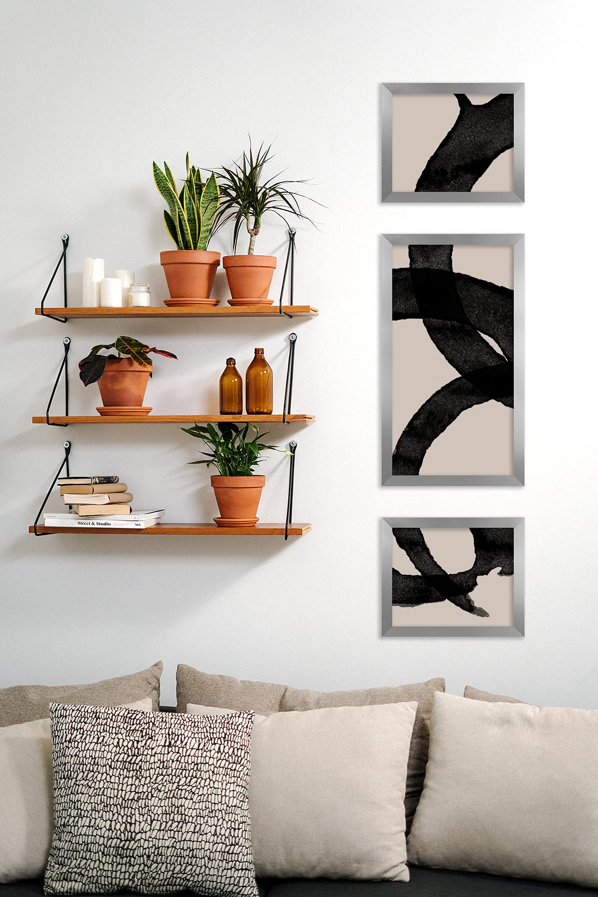Weikani Cornice fotografica A4 con tappetino,2 Pack-21x30cm Nero Cornice per immagini Plexi-Vetro,Cornice certificato per montaggio a parete o display da tavolo,Set di 2